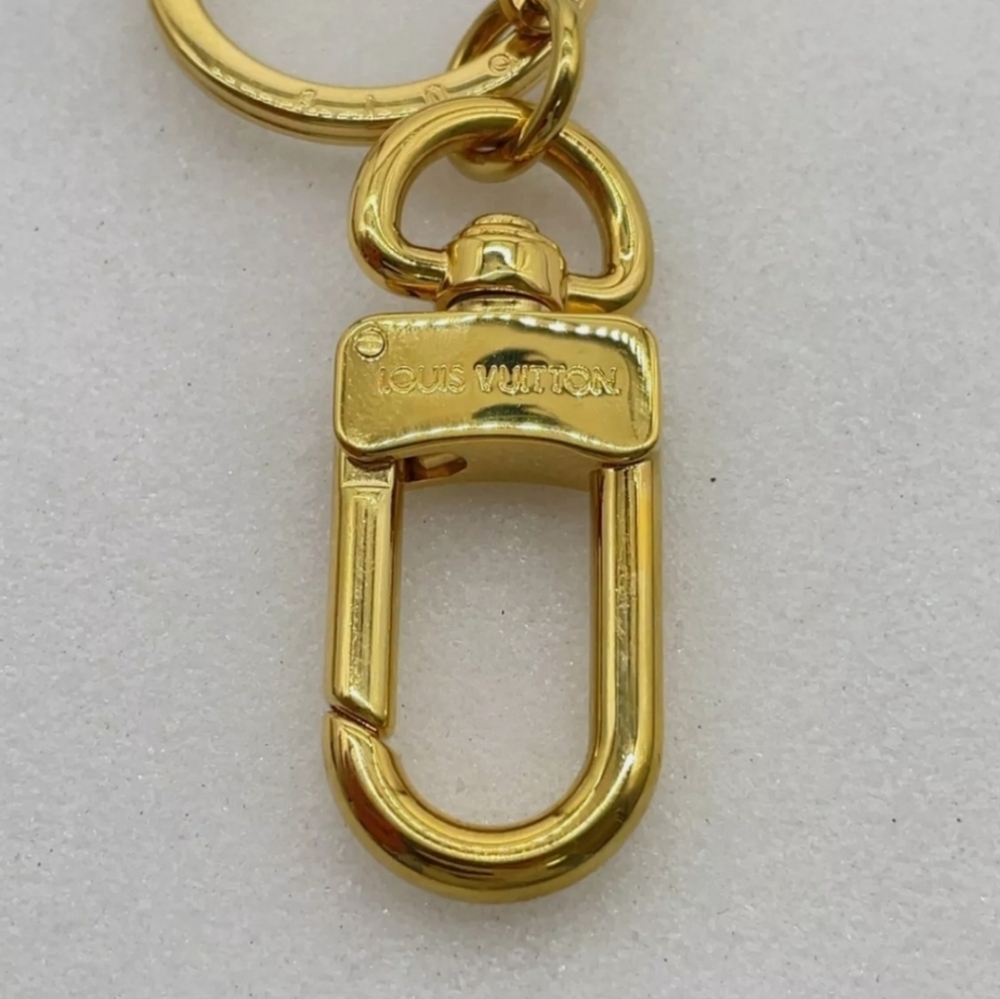 Louis Vuitton Bijoux Fantasie Gold Keychain W/Box ✨️ - Picture 8 of 9